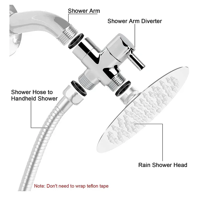 1/2inch 7/8 inch 1/4PCS Handheld Bidet Toilet Hand Faucet Sprayer Hanging Base Hook Head Hose Shower Adapter Diverter Set