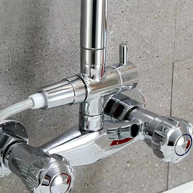1/2inch 7/8 inch 1/4PCS Handheld Bidet Toilet Hand Faucet Sprayer Hanging Base Hook Head Hose Shower Adapter Diverter Set