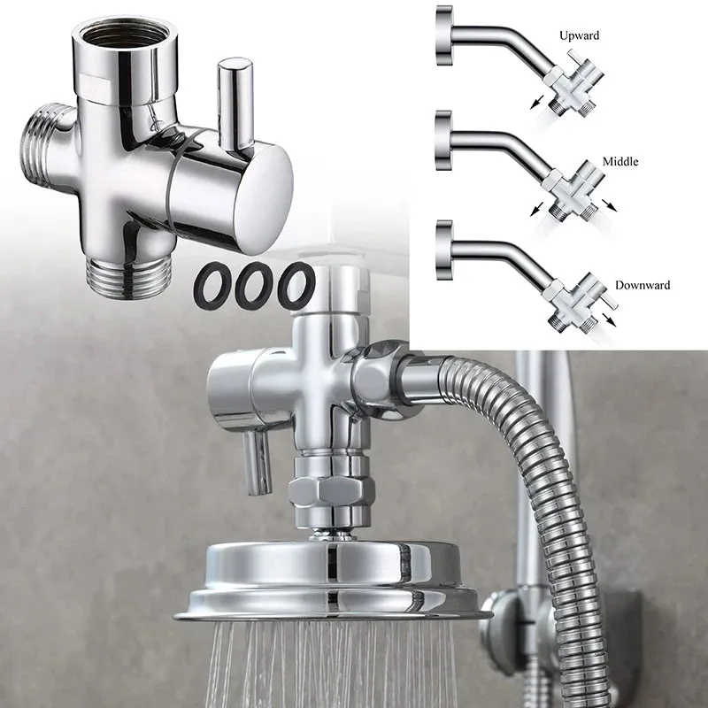 1/2inch 7/8 inch 1/4PCS Handheld Bidet Toilet Hand Faucet Sprayer Hanging Base Hook Head Hose Shower Adapter Diverter Set