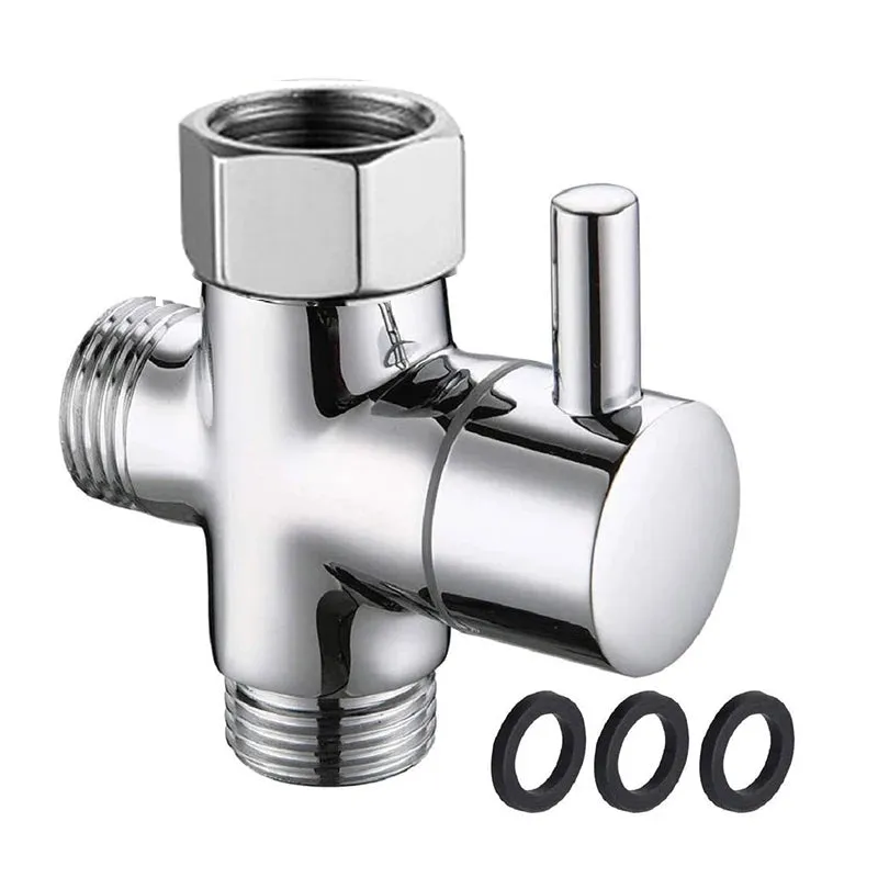 1/2inch 7/8 inch 1/4PCS Handheld Bidet Toilet Hand Faucet Sprayer Hanging Base Hook Head Hose Shower Adapter Diverter Set