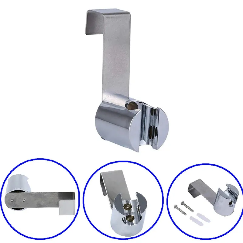 1/2inch 7/8 inch 1/4PCS Handheld Bidet Toilet Hand Faucet Sprayer Hanging Base Hook Head Hose Shower Adapter Diverter Set