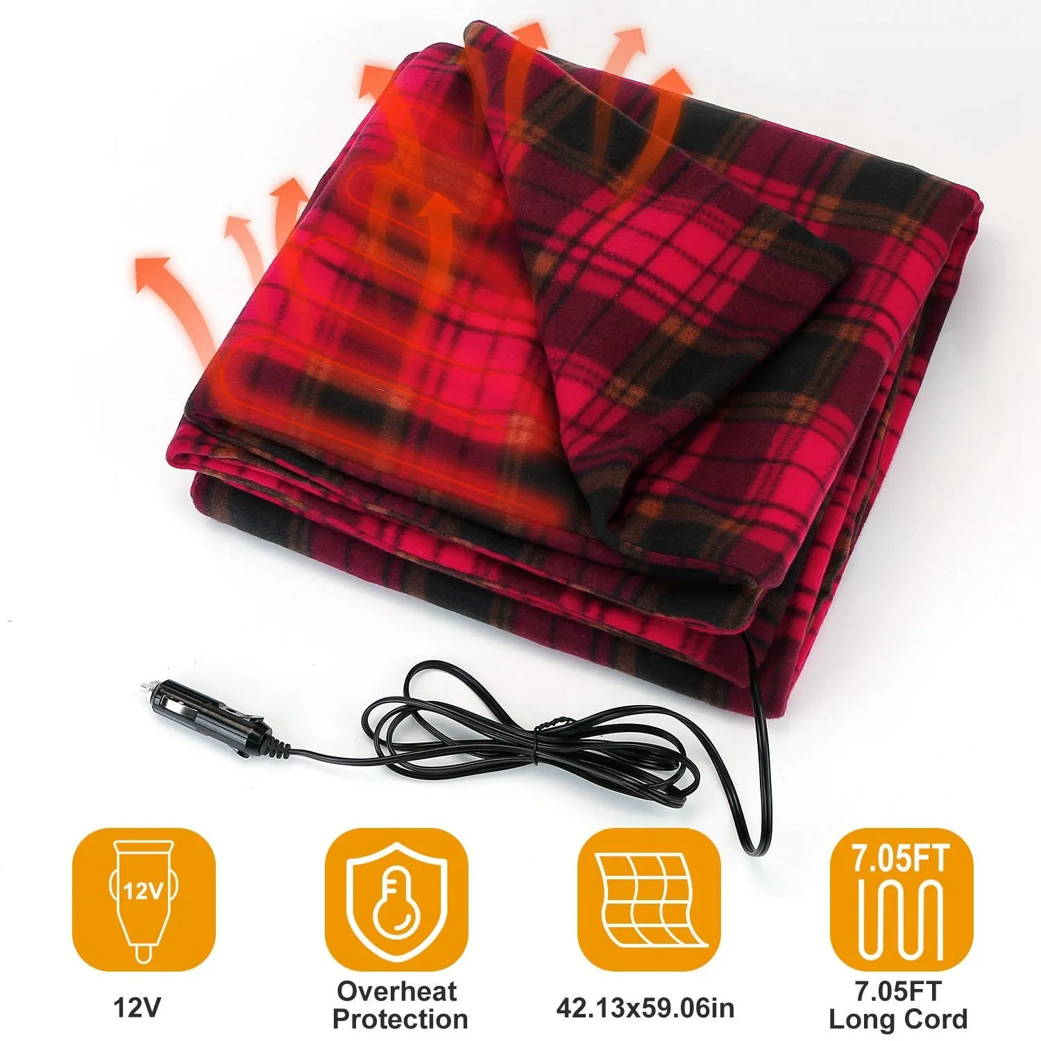 12V Electric Car Heated Blanket