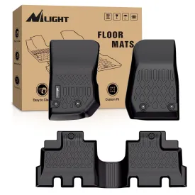 2013-2018 Jeep Wrangler JK Unlimited 4 Doors (Not for JL 4XE) TPE Floor Mats