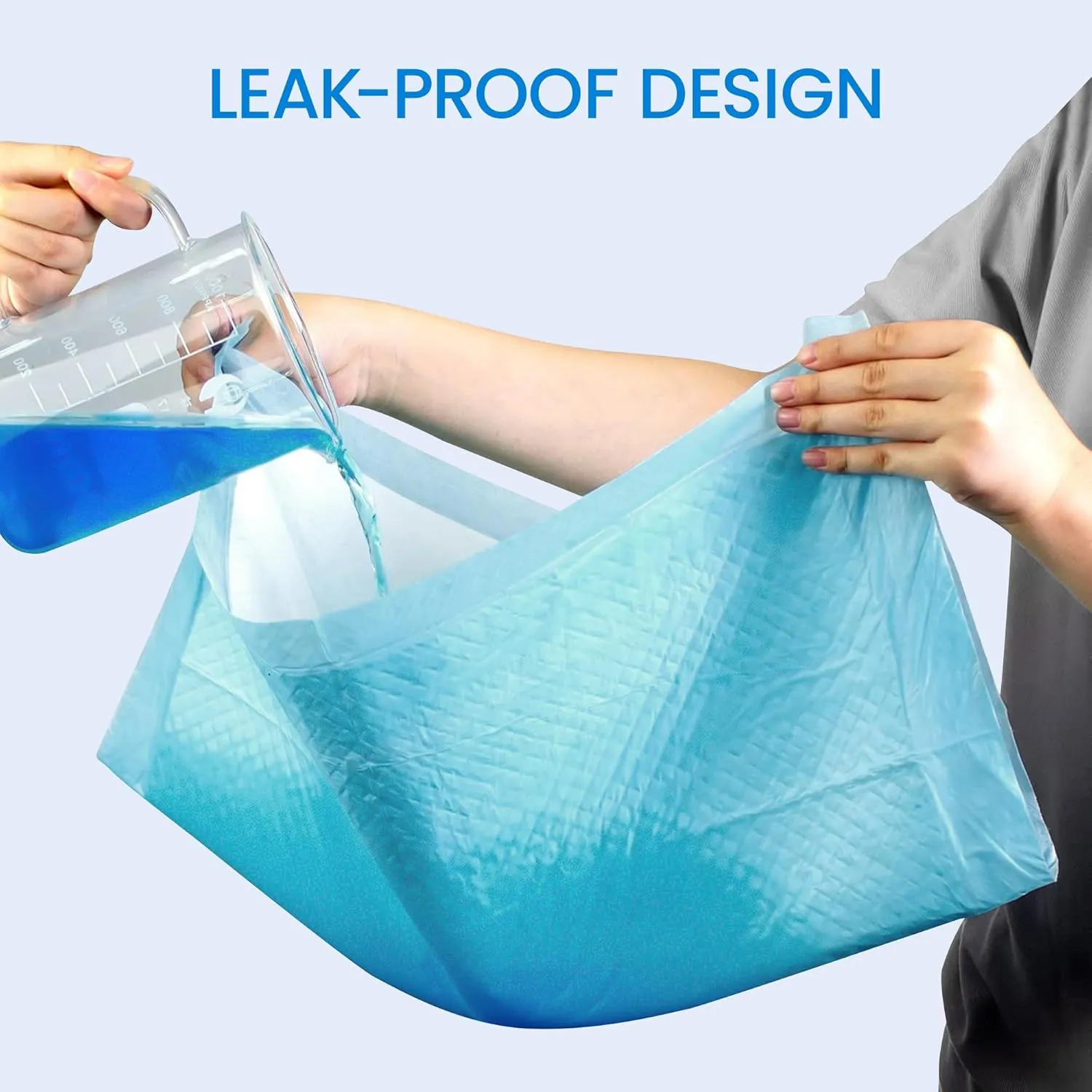 22" x 23" Pee Pads for Dogs, 6 Layers Super Absorbent, Leak Proof Quick Drying Pet Pee Pads, Training Puppy Pads - 10 Count