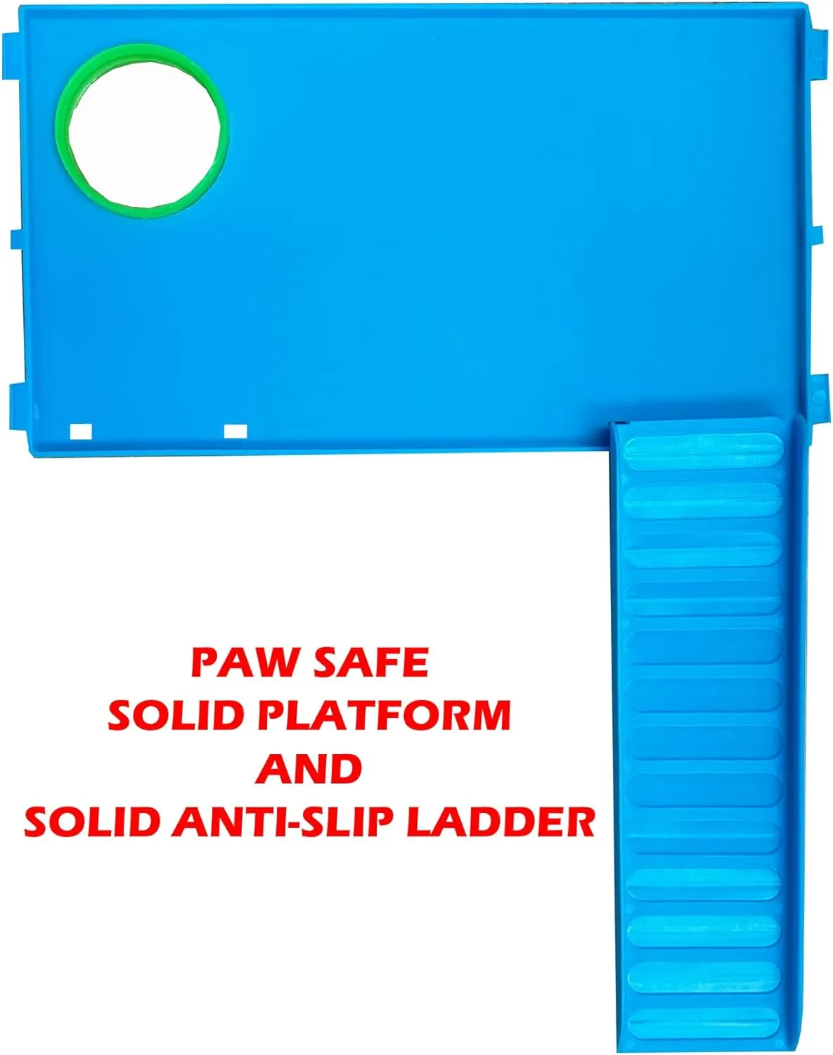 5-Level Large Crossover Twin Towner Tube Tunnel Habitat Hamster Rodent Gerbil Mouse Mice Rat Cage (Blue)