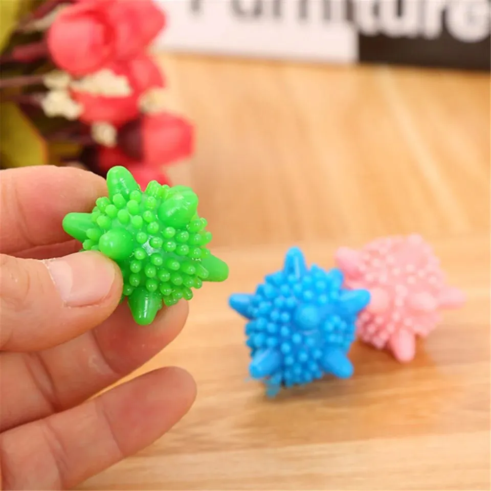 Anyhouz Magic Laundry Ball Random Color Sponge Reusable Pet Hair Lint Fiber Catcher Remover Tool For Washing Machine