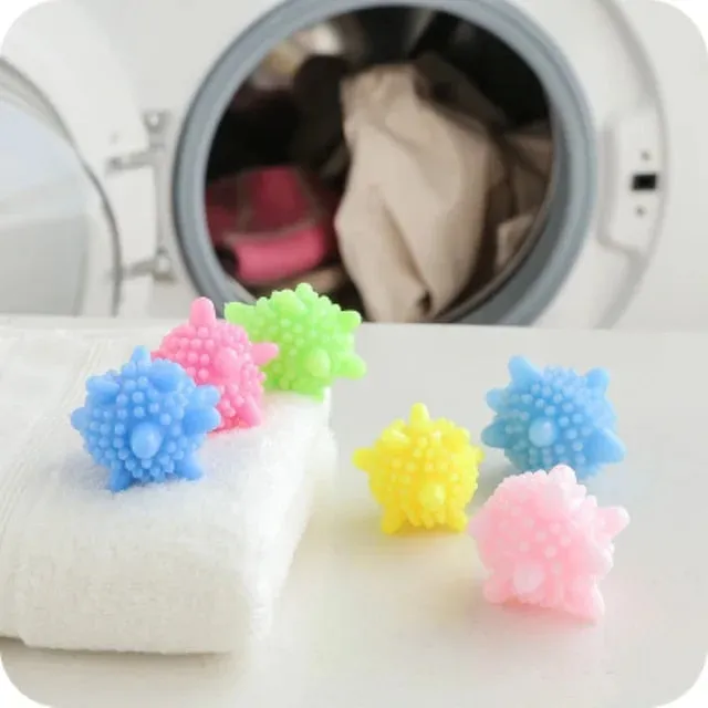 Anyhouz Magic Laundry Ball Random Color Sponge Reusable Pet Hair Lint Fiber Catcher Remover Tool For Washing Machine