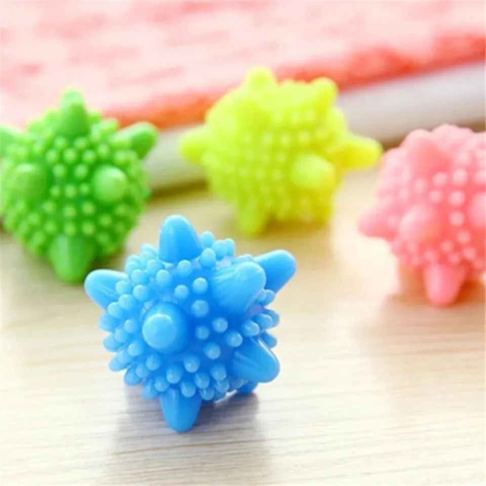 Anyhouz Magic Laundry Ball Random Color Sponge Reusable Pet Hair Lint Fiber Catcher Remover Tool For Washing Machine