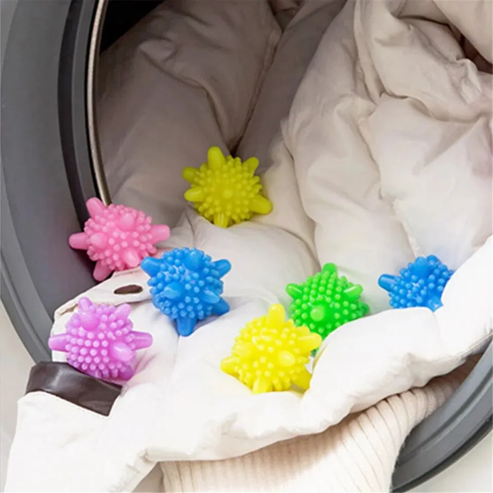 Anyhouz Magic Laundry Ball Random Color Sponge Reusable Pet Hair Lint Fiber Catcher Remover Tool For Washing Machine