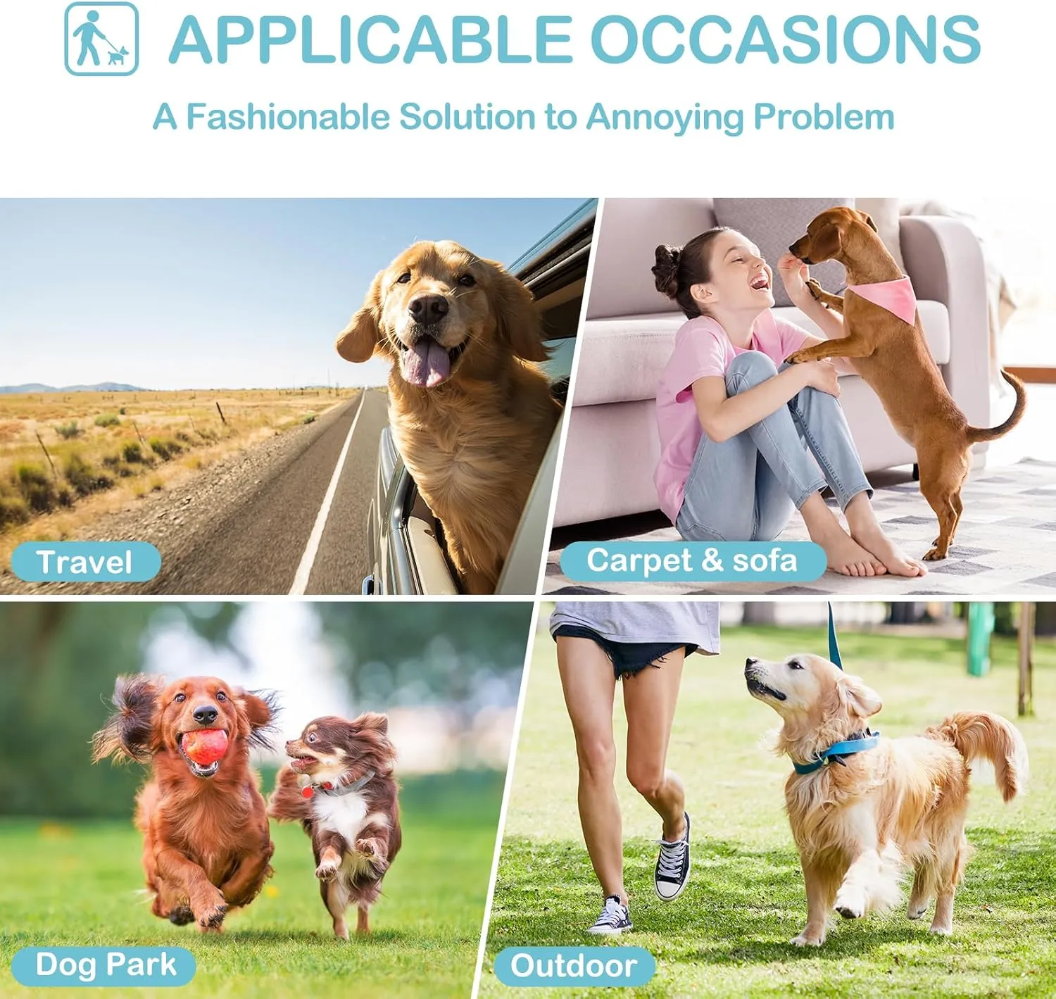 Avont 3 Pack Washable Female Dog Diapers, Premium Reusable Highly Absorbent Doggie Period Panties Durable Dog Diaper Cover -XL Leopard Print