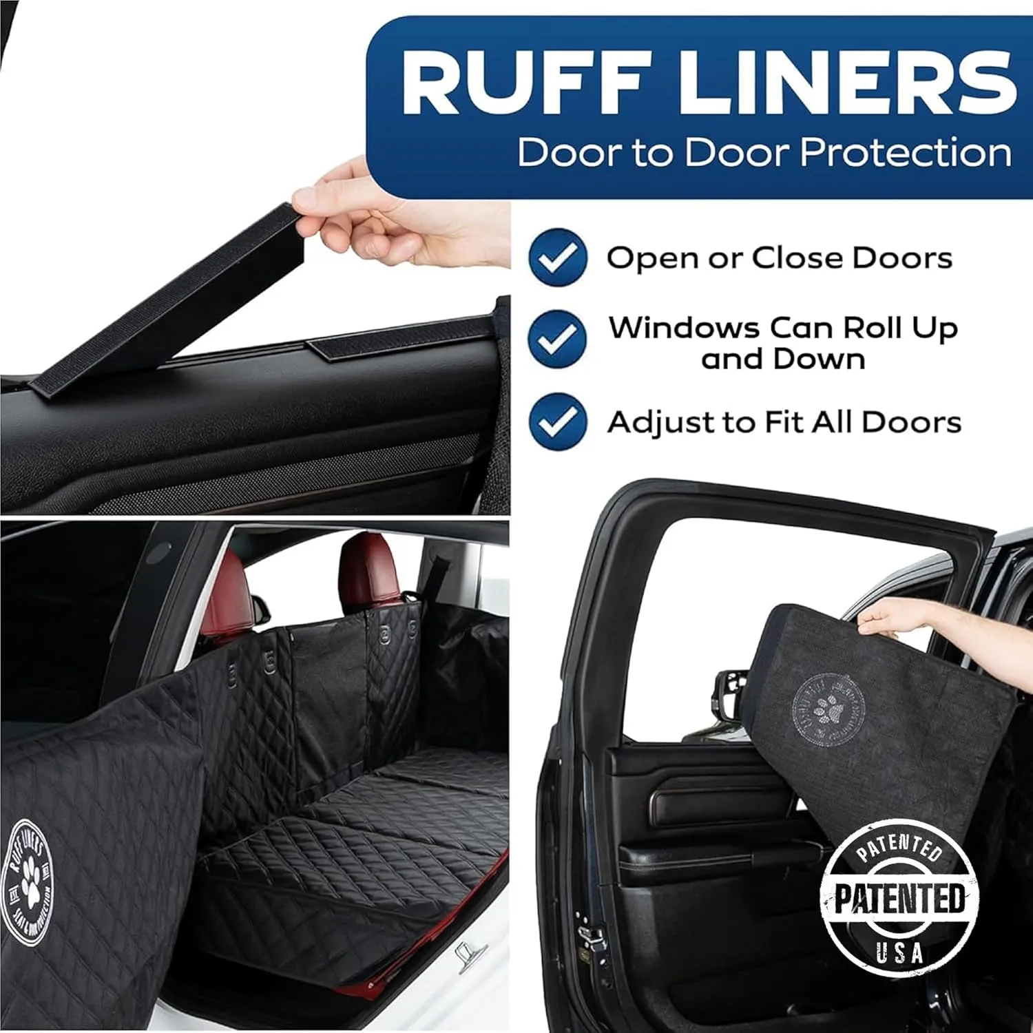 Back Seat Extender for Dogs, Medium 2024 Version  Make More Room for Your Pup  Waterproof, Door Protection, Machine-Washable & Holds Up to 400 lbs  Hard Bottom Car Seat Cover for Dogs