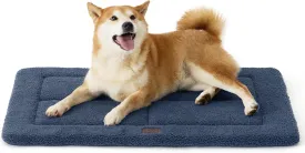 Bedsure Washable Dog Crate Bed for Large Dogs, Reversible Foam Floor Pet Mat, Versatile Lightweight Pet Crate Pad for Cages