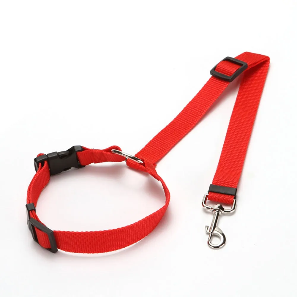 Best Adjustable Car Dog Seat Belt Practical Harness Leash Travel Strap Leads