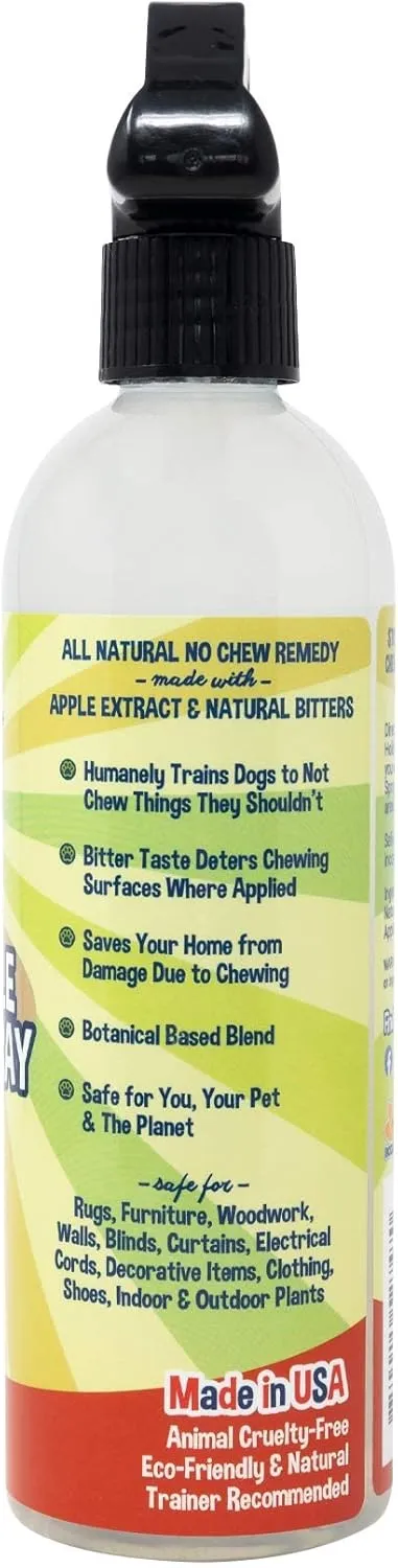 Bodhi Dog Bitter Apple No Chew Spray - Natural Training Aid for Dogs & Puppies - Discourages Pet from Chewing and Biting on Furniture, Shoes, Plants & More - Safe, Humane, Made in USA (17 Fl Oz)