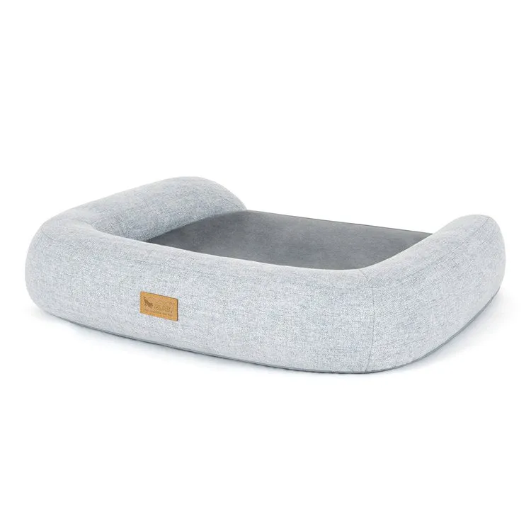 California Dreaming Memory Foam Lounger Pet Bed - Gray - Medium