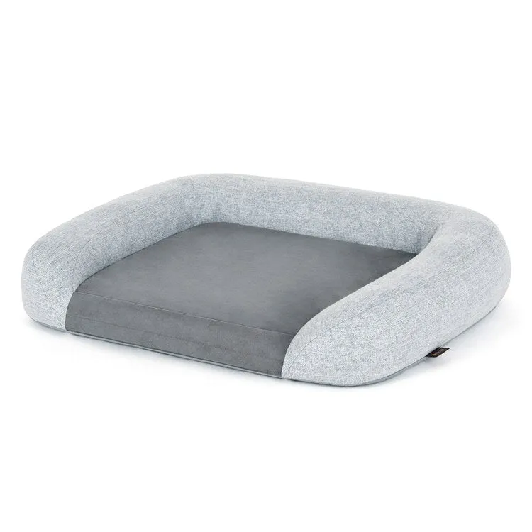 California Dreaming Memory Foam Lounger Pet Bed - Gray - Medium