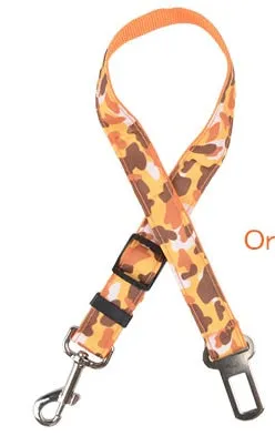 Camouflage Pet Safety Belt Outdoor