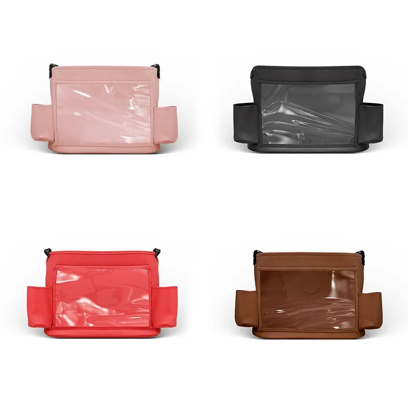 Car Seat Back Net Bag Between Seats Leather Handbag Barrier of Pet Kids