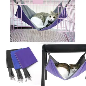 Cat Hammock Bed Hanging Soft Pet Bed Use with Crate