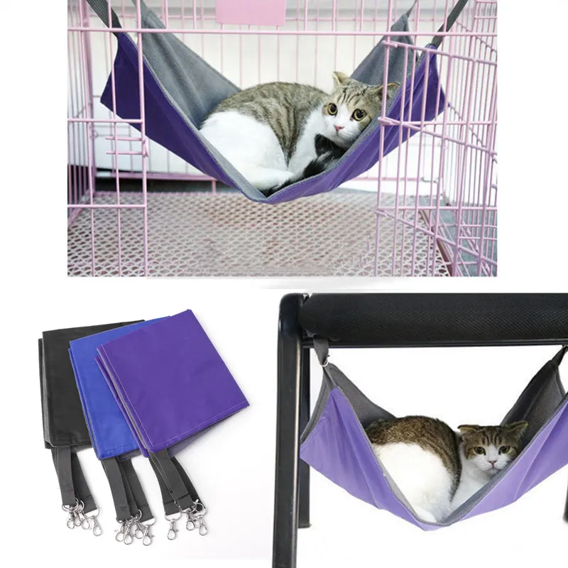 Cat Hammock Bed Hanging Soft Pet Bed Use with Crate