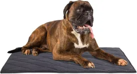 Chew Proof Dog Crate Pad Mat-More Durable and Indestructible Fabric Dog Bed for Chewers Tough on Their Bed-Durable Kennel Pad for Dogs Cages-Water Resistant and Washable