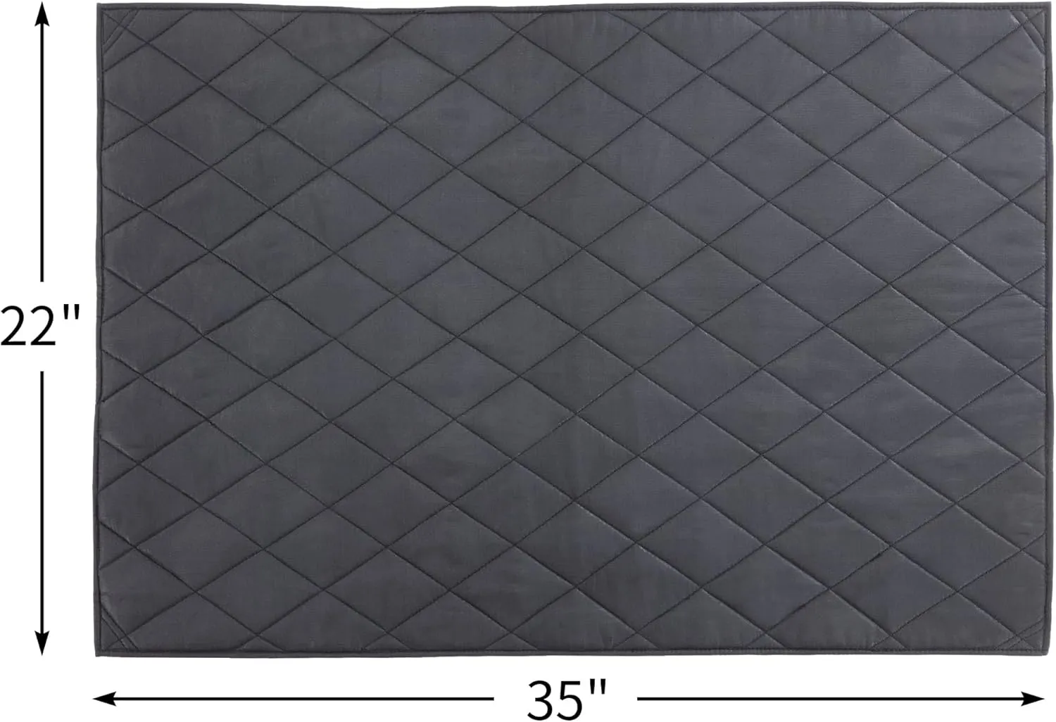 Chew Proof Dog Crate Pad Mat-More Durable and Indestructible Fabric Dog Bed for Chewers Tough on Their Bed-Durable Kennel Pad for Dogs Cages-Water Resistant and Washable