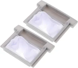 COHEALI 2pcs Nylon Mesh Washing Machine Filter Bags Lint Catcher for Laundry Cleaning and Hair Removal and Easy to with Washers