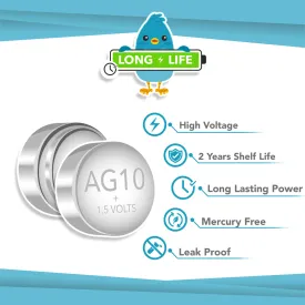 Ditty Bird Ag10 Battery