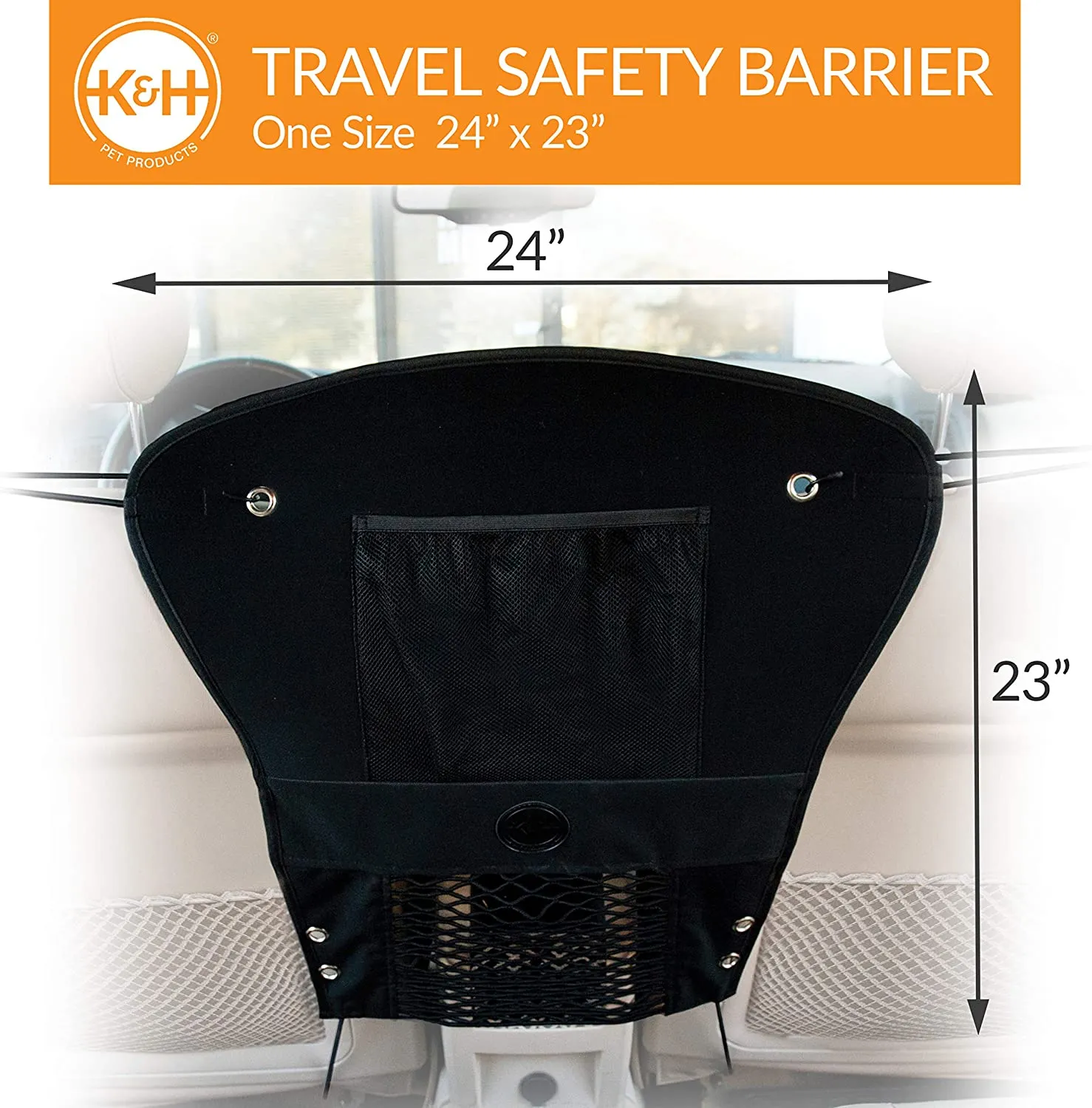 Dog Car Barrier - Pet Travel Safety Barrier - K&H Pet Products
