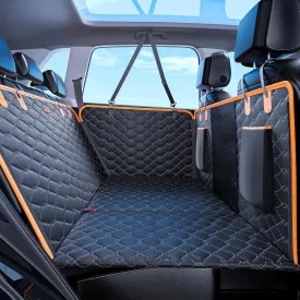Dog Car Seat Cover for MG ZS EV 2019-2025,Dog Seat Cover for Back Seat,Pet Seat Cover with Mesh Window,Pets Waterproof Seat Cover Hammock,Scratch Proof Nonslip