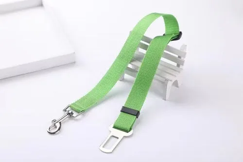 Dog Cat Car Safety Belt Adjustable Leash Vehicle Seat Belt Magic Clip