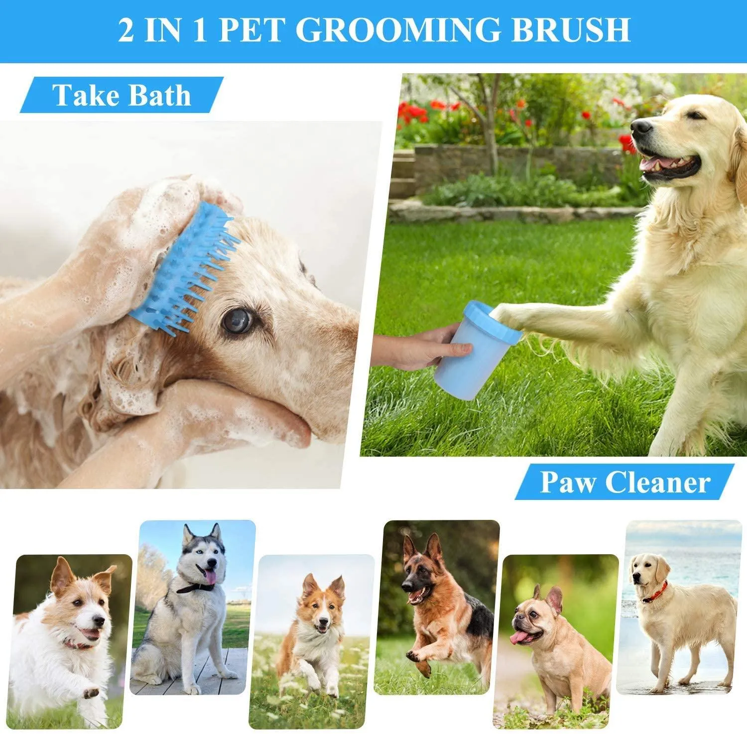 Dog Paw Washer Cup, Pet Gifts For Dogs Owners