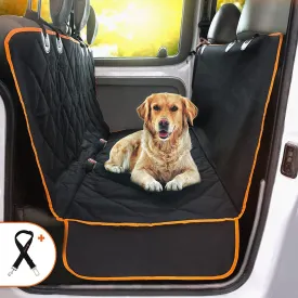 Doggie World Dog Car Seat Cover for Back Seat for XL Cars, SUVs & Trucks - Durable Car Cover Protector for Dogs, Nonslip Backseat Dog Hammock, Waterproof Scratchproof Protection Against Dirt, Pet Fur