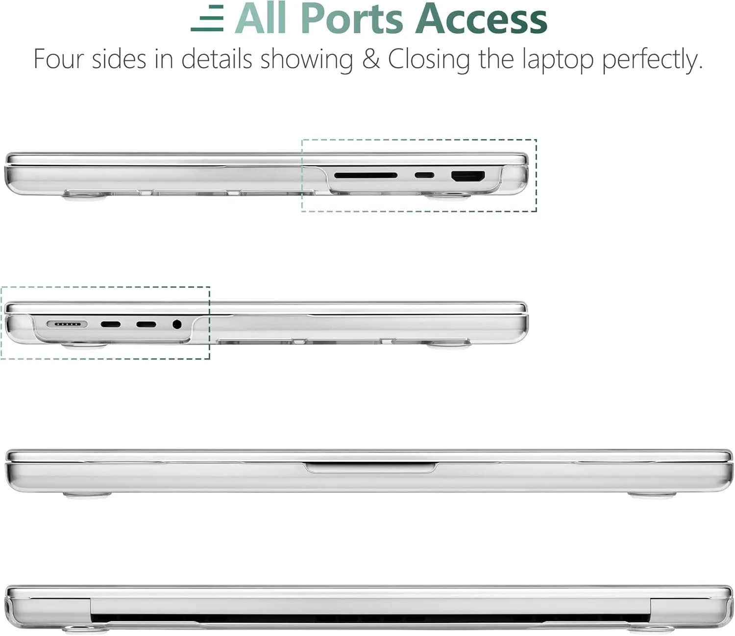 DONGKE  M4 MacBook Pro 14  2024 2023 2021 A3112 A3401 A3185 M3 A2918 A2992 M2 A2779 M1 A2442 Pro Max ina XDR  Play & Touch ID,,