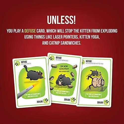 Exploding Kittens, A Russian Roulette Card Game