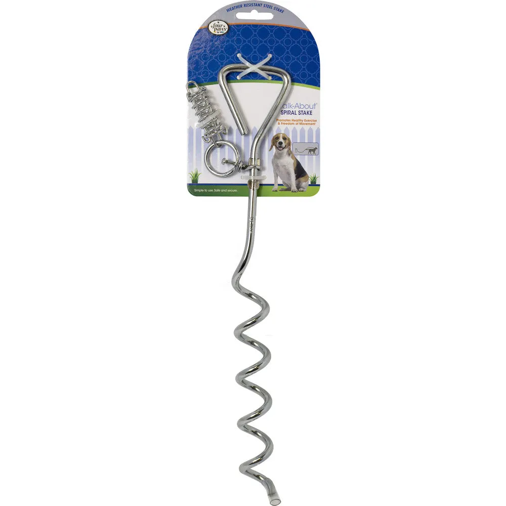 Four Paws Walk-About Tie-Out Spiral