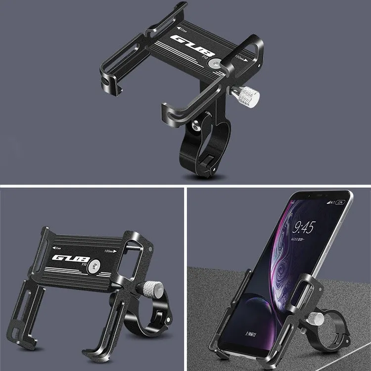 GUB P10 Aluminum Bike Phone Holder(Black)