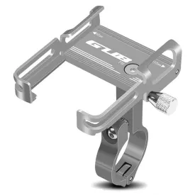 GUB P10 Aluminum Bike Phone Holder(Titanium Color)