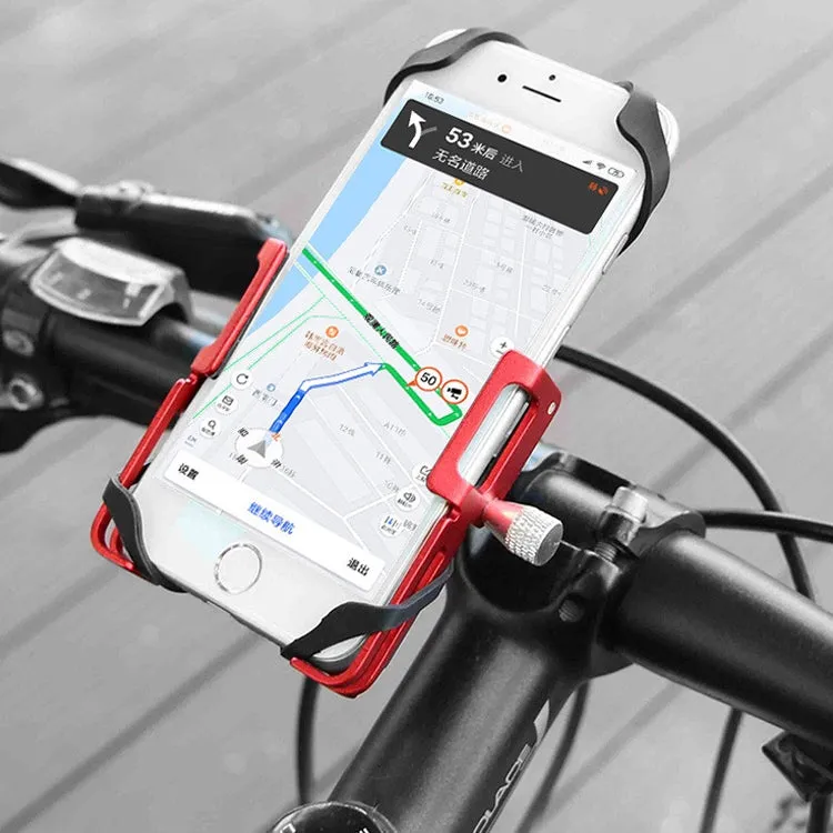 GUB P10 Aluminum Bike Phone Holder(Titanium Color)