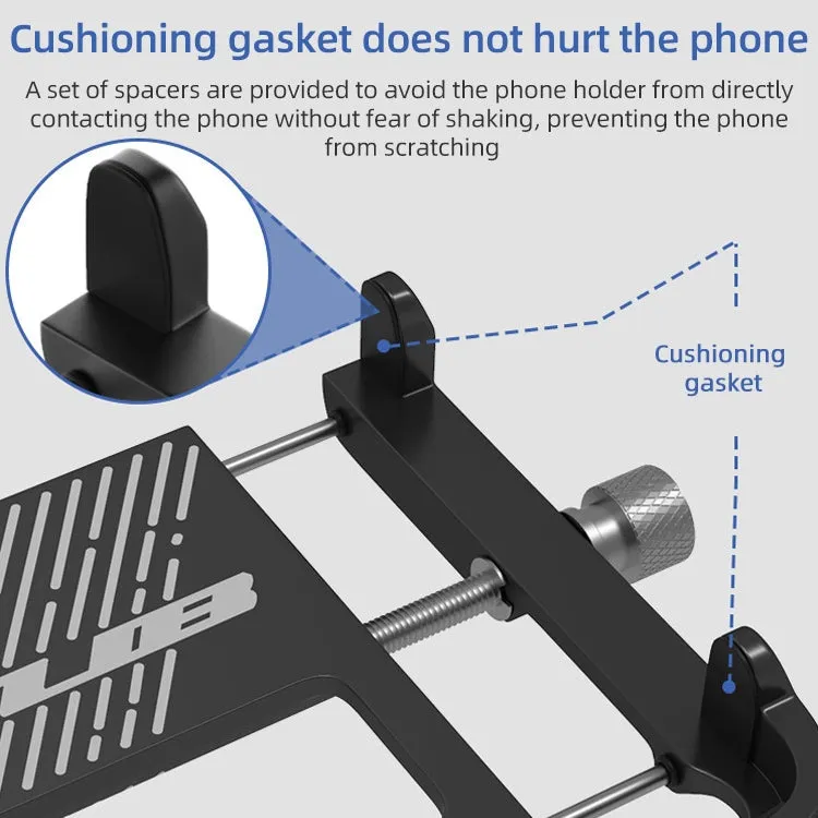 GUB Plus 11 Rotatable Bicycle Phone Holder(Titanium Color)
