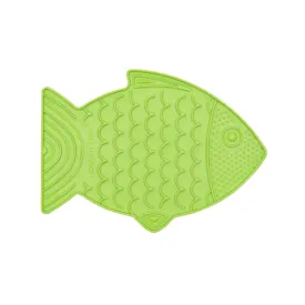LickiMat Classic Felix Slow Feeder Cat Mat Green