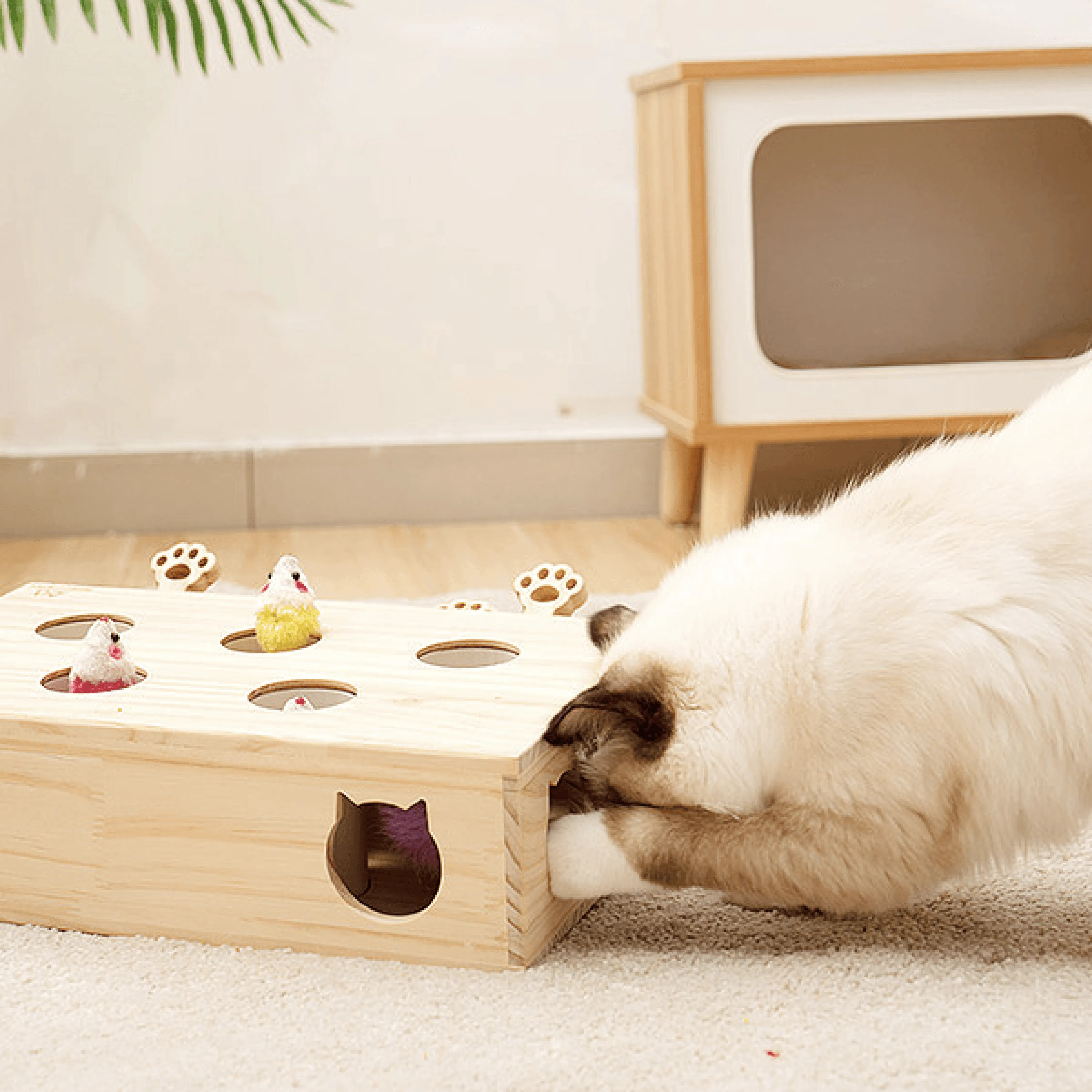 Mewoo - Whack-A-Mole Cat Toy