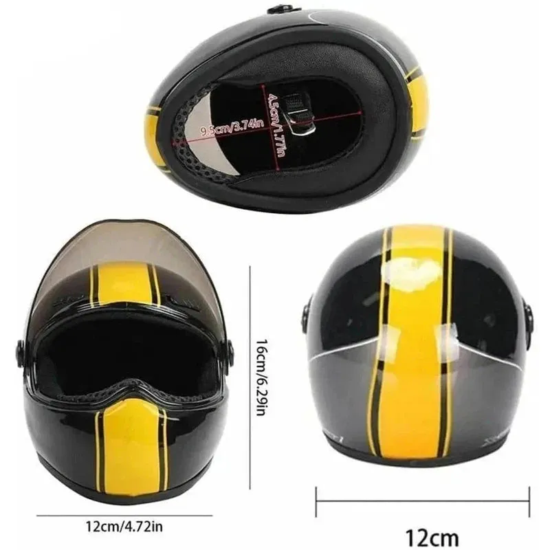 Mini Pet Motorcycle Helmet for Cats and Dogs
