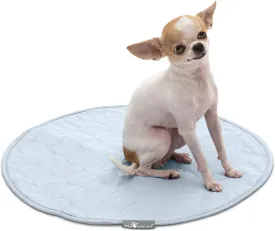 Paw Inspired Round Washable Pee Pads for Dogs | Reusable Puppy Pads | Waterproof Whelping Pads | Washable Training Pet Pads, Washable Potty Pads Extra Large Sizes (17" (2 Pack))