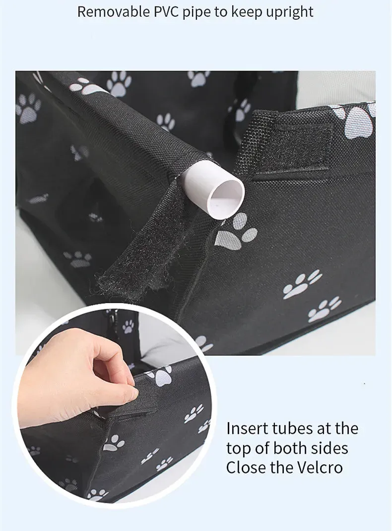 Pet Car Carrier Seat Bag Waterproof Basket Folding Hammock High quality Carriers Bag For Cat Dogs Safety Travelling Mesh Bags