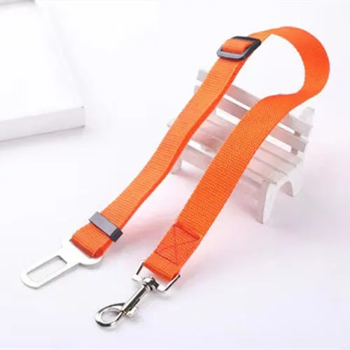 Pet Dog Leash Car Seat Belt Adjustable Lead Leash Safety Travel Clip