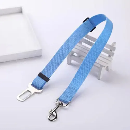 Pet Dog Leash Car Seat Belt Adjustable Lead Leash Safety Travel Clip