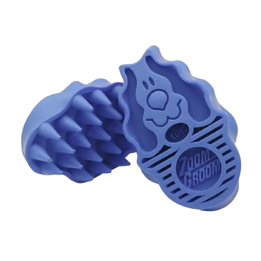 Small Bathing Brush for Puppies Blue by ZoomGroom