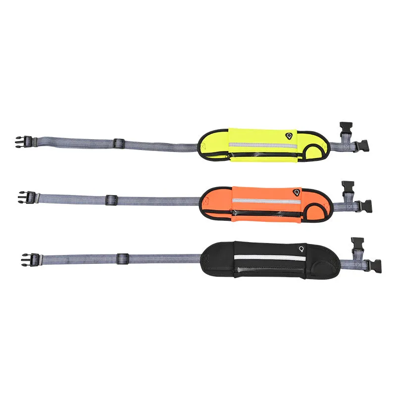 SOGA 2X Yellow Adjustable Hands Free Pet Leash Bag Dog Lead Walking Running Jogging Pet Essentials