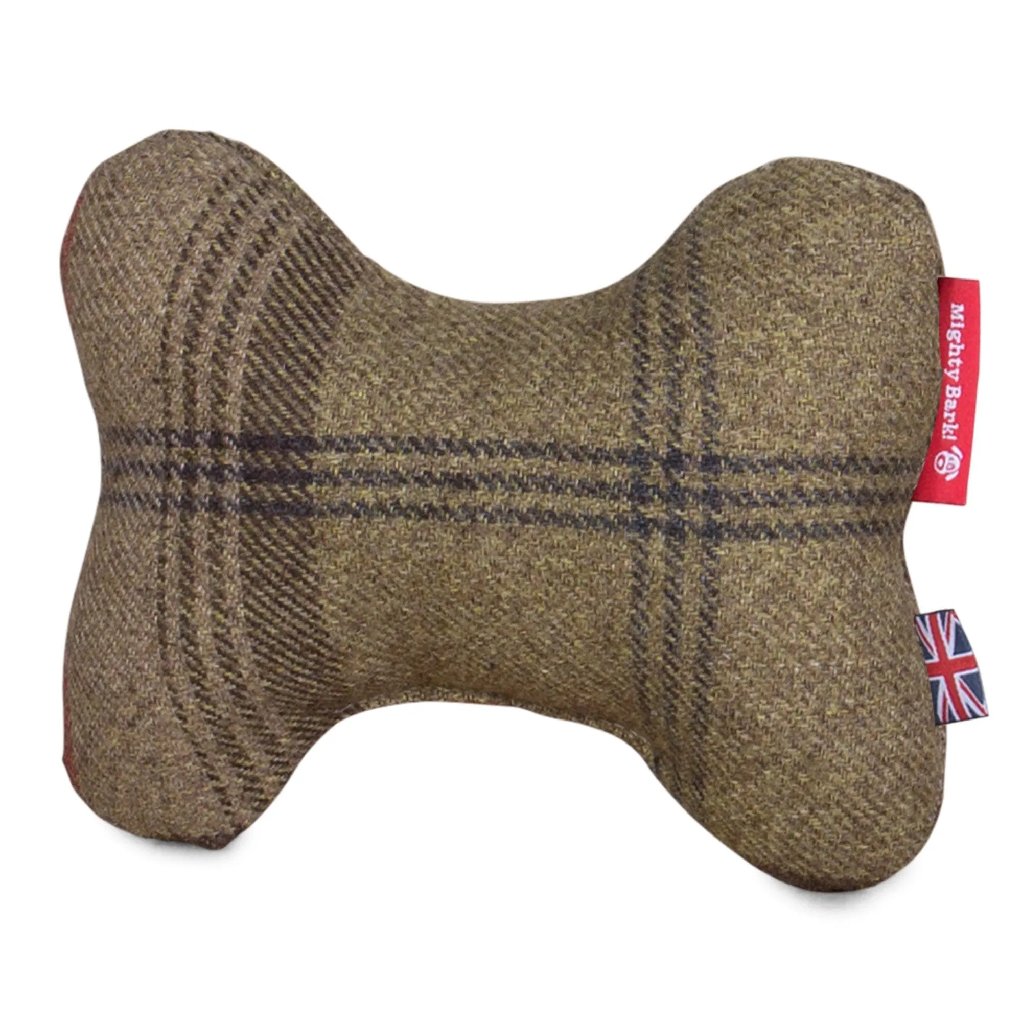 The Bone - Bone Shaped Pillow For On Dog Beds - Tartan Hunter